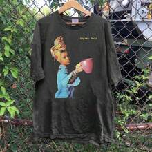 Erykah Badu Shirt, Erykah Badu Unfollow Me Album Shirt, Erykah Badu Retro Shirt, Erykah Badu Gift Fo - 黑色 - 查看 1