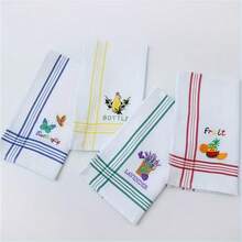 4pcs 90% Cotton + 10% Polyester Blended Waffle Weave Kitchen Dishcloth Cleaning Rags - Multicolor - View 9