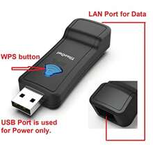 Adaptador inalámbrico universal Ethernet LAN a WiFi Bridge para PLC   impresora Smart TV reproductor de Blu-Ray consola de juegos extensor de cable RJ45 de 2 4 GHZ - como en la foto - Ver 5