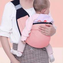 Child Carrier Wrap Multifunctional Baby Carrier Ring Sling For Baby Toddler Carrier Accessories Easy Carrying Artifact Ergonomic - màu xanh lá - Xem 2