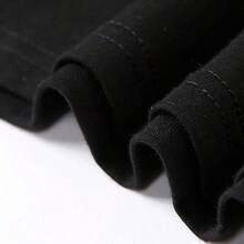 Women'S Soft Round-Neck Black T-Shirt With "All Behavior Is A Form Of Communication" Quote - Colorful Inspirational Educational Slogan Top For Teachers, Parents, Therapists - Casual Short Sleeve Shirt For Home, Office & Casual Attire - Comfortable All-Season Fit, Ideal Holiday GiftUnisex Casual T-Shirts - 黑色 - 查看 5