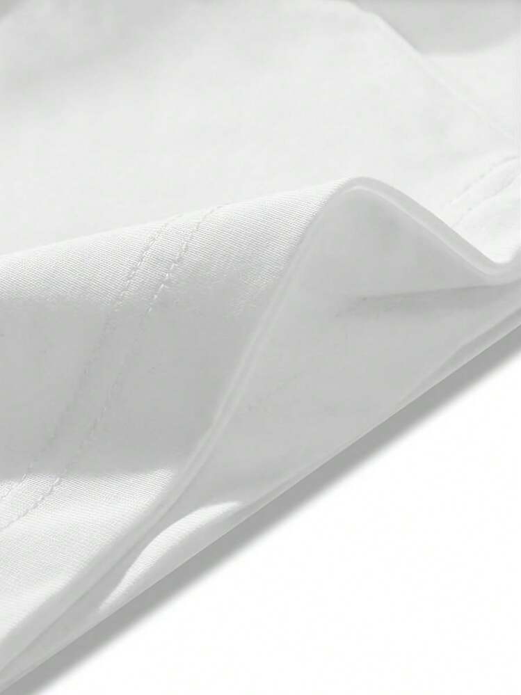White T Shirt For Women With Don T Rush Me I M Waiting For The Last Minute Print Casual Loose Fit Top For Everyday Wear Summer And Spring Season - 白色 - 查看 6