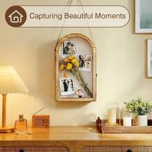 1PC Shadow Box Frame 10x16 Large Shadow Boxes Display Cases With Linen Back And Removable Shelves, Picture Frame Wedding Bouquet Memorabilia Medals Photos Memory Box For Keepsakes - Hanging Wooden Photo Frame - View 7
