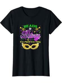 Mardi Gras-Shirt - Black - View 3