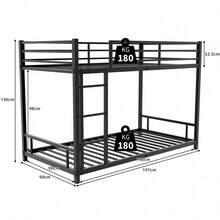 Kids Bed Frames, Headboards & Footboards - Black + Iron + Bedroom - View 4