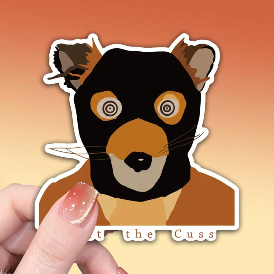 OZLICE Funny Cassette Tape Sticker: Please Be Patient With Me, I'm From The 1900sWater Bottle Sticker, Funny Stickers, Cute Stickers, Laptop Sticker, Stickers, Sticker For Laptop - Light Film - View 1