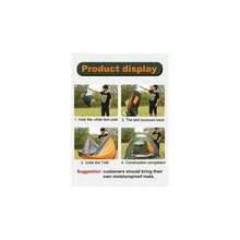 3-4 Man Outdoor Automatic Instant Double Layer Pop-Up Camping Tent Waterproof - A - View 5