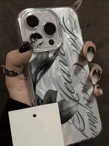 1pc 1pc Fashionable Korean Style Lace Bow Floral Graphic Aesthetic Feather Laser Waterproof Anti-Fingerprint Anti-Scratch Transparent IMD Soft Glossy Smooth Phone Case Compatible With IPhone 16 ProMax/16/16 Pro/16 Plus/15/15 ProMax/15 Pro/11/12/13/14 ProMax/11 ProMax/12 Pro/12 ProMax/13 Pro/13 ProMax/14 Pro/14 ProMax, High-End Creative Valentine's Day Phone Cases - 多色 3 - 查看 5