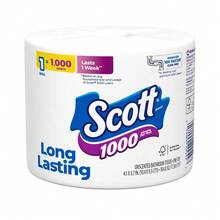 1000 Sheets Toilet Paper 1 Roll Long Lasting 1 Ply Strong Absorbent Septic  Bathroom Tissue Household Bath Tissue For Home And Office - 1 - Xem 10