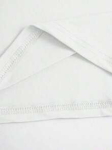 Women's Casual Short-Sleeve Crew Neck T-Shirt With Letter And Blueberry Print - 白色 - 查看 6