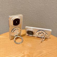 1个激光切割纸板铰链保护套，带磁性铰链轴，可个性化支架折叠手机壳，适用于华为Mate X7、Mate X6、Mate X5、Mate X3 - 彩色 - 查看 2