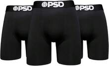 PSD Men's Solid Black 3-Pack - 7 Inch Inseam - Men's Boxers - Men's Underwear - Men Boxers -  Underwear - Underwear Men - màu đen - Xem 1