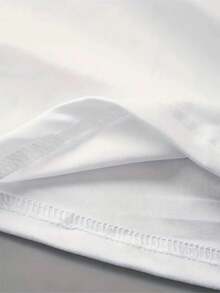 Popular Minimalist T-Shirt With FUN Letter Print - [白色的] - 查看 4