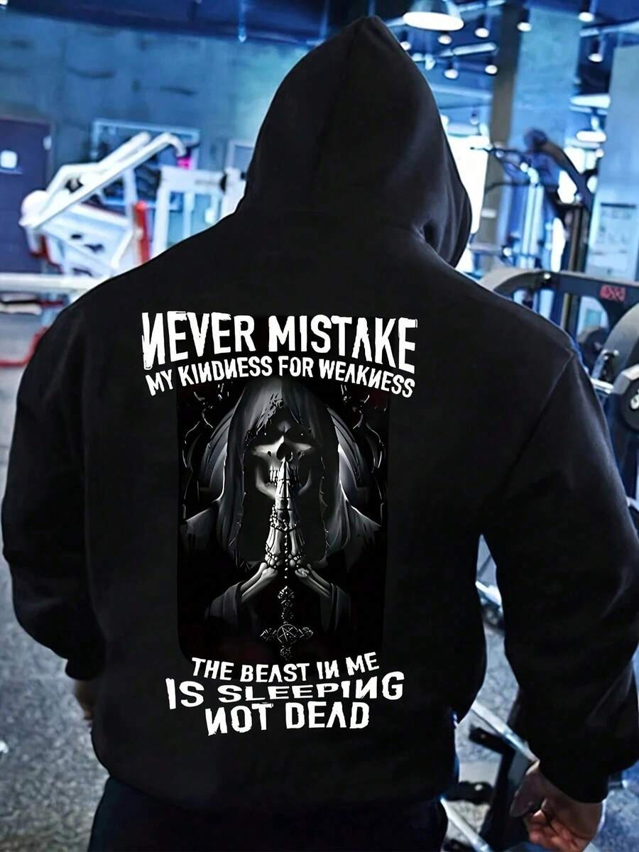 Men Outdoor Hoodies & Sweatshirts - Black - View 1