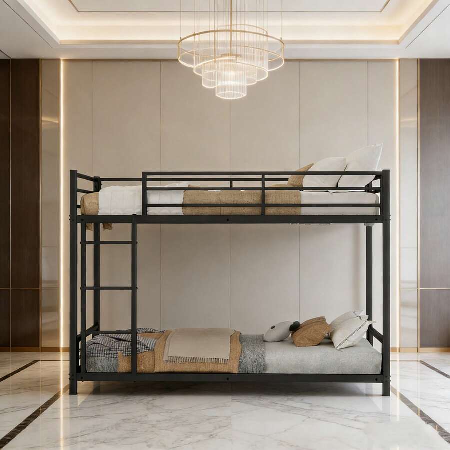 Kids Bed Frames, Headboards & Footboards - Black + Iron + Bedroom - View 1