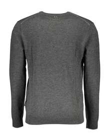 Napapijri Merino Wool Crew Neck Jumper Men Gray Sweaters - Gray - View 2