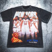 Jalen Brunson Josh Hart Towns OG Anunoby 2025 T-Shirt New York Never Dies Sweatshirt Hoodie Unisex ShirtNew York Basketb - màu đen - Xem 1