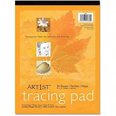 Pacon Art1St Tracing Paper Pad, 9x12-Inch, 50-Sheet (2312)
