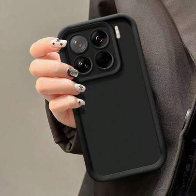1pc Sky Eye Thickened Black Phone Case, Compatible With Redmi 15c 171 (EU Version)/Poco C85/15c 4G 173 (EU Version)/A5 (173mm)/A5/15T/15T PRO/Note 14 Pro+ 5G/Note 14/Poco X6/Note 13 Pro 5G/Poco M7/Redmi Phones. Also Suitable For Xiaomi And OPPO Phones.