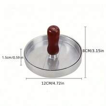 1set Patty Maker Pro - Efficient Meat Pie Compactor & BBQ Minced Meat Press Tool For Perfect Burgers, Party Favors Christmas Party Kitchen Accessories Home Appliances Gadgets Tools Stuff Cooking - White - View 4