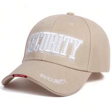 1pc Men's SECURITY Embroidered Baseball Cap, Streetwear Fashion Casual Hat For Spring, Autumn, Travel, Beach Vacation - Multicolor - View 3