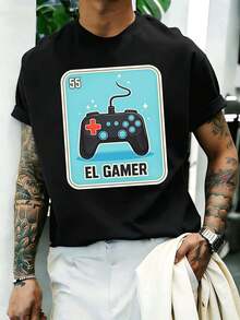 Grands Formats T-Shirts Hommes - Noir - Voir 1