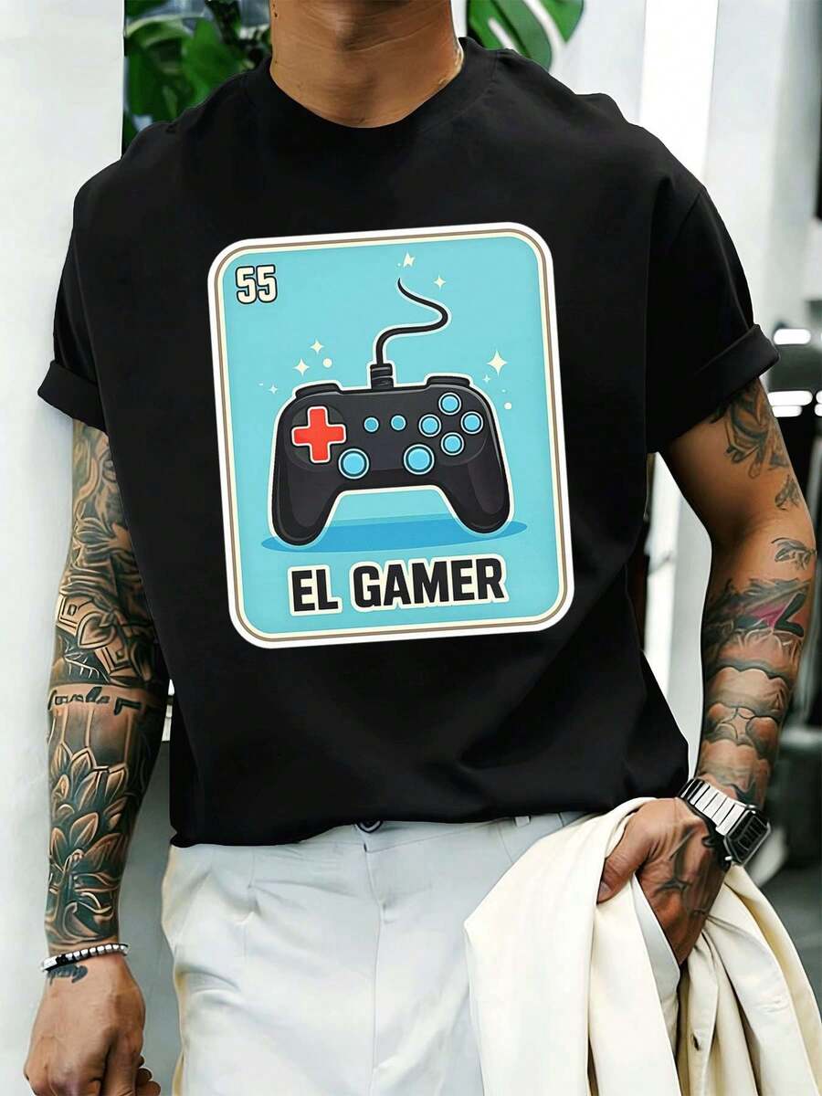 Grands Formats T-Shirts Hommes - Noir - Voir 1