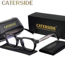 New Oval Retro Design Clear Lens Glasses CP+PC Special Pin Core Design Spring Hinge Vintage  Cool Style Eyeglasses For Men's Women Party, Daily Accessories, Festival Gifts Eyewear With Full Package - K39944 - View 1