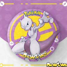 pokemon 宝可梦动漫双面徽章，大型金属徽章，包含所有角色，适合装饰背包和手提包，是派对用品、收藏品或节日礼物的理想之选。 - 彩色 - 查看 7