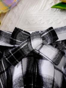 2pcs/Set Girls' Plaid A-Line Mini Skirt, Casual Vacation Skirt For Spring, Summer & Autumn - Multicolor - View 4