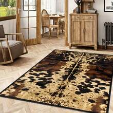 Retro Leopard Print Flannel Carpet, 2D Digital Printing, Non-Slip Rubber Bottom, Multiple Sizes Available. Suitable For All Seasons, Washable, Machine Washable, Comfortable, Unique, Suitable For Him, Her, Family Members, Boyfriend, Girlfriend, Father, Family Members, Mother, Lover, Daughter, Son, Grandfather, Grandmother, Teacher, Doctor, Nurse, Friend, Classmate, Pet. As Birthday Gifts, Household Items, Wedding Items, Souvenirs, Home Decoration, Daily Life, Office Decoration, Birthday, Anniversary, Valentine's Day, Thanksgiving, Graduation Season, Christmas, Halloween, Mother's Day, Father's Day, Wedding, New Year Gift Decoration. Suitable For Shopping Centers, Restaurants, Kitchens, Bathrooms, Living Rooms, Bedrooms, Corridors, Balconies, Outdoor Doors, Door Mats, Entrance Mats, Non-Slip Mats, Offices, Cafes, Piano Room Floor Decoration - Nhiều màu 12 - Xem 4