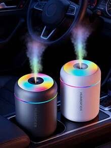 Mini Essential Oil Aromatherapy Mist Humidifier Set, Cold Mist Humidifier, USB Powered + Large Water Tank + LED Soft Lighting, Humidify Air, Keep Fresh, Compact Design, Multi-Scene Quiet Aroma Diffuser, Relax Body And Mind - one-size - View 4