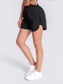 2-In-1 New Fashion Shorts, Suitable For Casual Daily Wear And Sports Running - Black - View 7