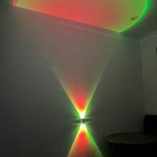 LiHangStar 1/2/4pcs Rechargeable LED Cabinet Lights With Motion Sensor, Night Light, Indoor Wall Lamp, RGB Gradient Mood Light, Dimmable Indoor Lighting, Magnetic Tap Light, Suitable For Entryway, Bedside, Desk, Wardrobe And More - Induction RGB Lights - View 8
