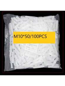 Ống giãn nở nhựa trắng 6mm, 8mm, 10mm, bu lông giãn nở hình cá bằng nhựa PE, vít, nút bịt, neo giãn nở, ống giãn nở tiêu chuẩn quốc gia. - Neo nhựa hình vây cá mập - Xem 16