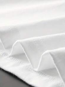 Chic Blue Rose Print Women's T-Shirt - Casual Crew Neck, Short Sleeve, Stretchy Polyester Blend, Machine Washable - Perfect for Summer & everyday Fashion - Weiss - Übersicht 4