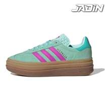 Adidas Gazelle Bold J 'Clear Mint Flash Pink'kid's/Women's - JI3383 - Màu xanh Bạc hà - Xem 1