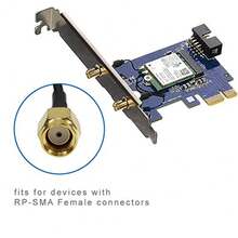 Antena WiFi de doble banda de largo alcance paquete de 4 Eifagur 9dbi 2.4GHZ 5GHZ RP-SMA Conector con base magnética para cámara IP WiFi Router dispositivos de red de computadora extensor de - Antena de montaje en pared - Ver 5