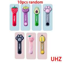 1个新款时尚卡通可爱水果造型耳机数据线收纳带，线缆整理器 - 彩色 - 查看 12