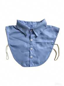 4pcs/1pc Detachable Collar, Unisex - Fashionable Fake Shirt Collar, Half Fake Collar, Versatile And Easy To Wear, Ideal Gift For Friends, Family, And Colleagues - Size L - View 9