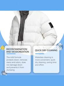 Gentle Down Jacket Dry Cleaning Detergent, Easily Removes Stains And Dirt Without Irritation - Chất lỏng - Xem 5