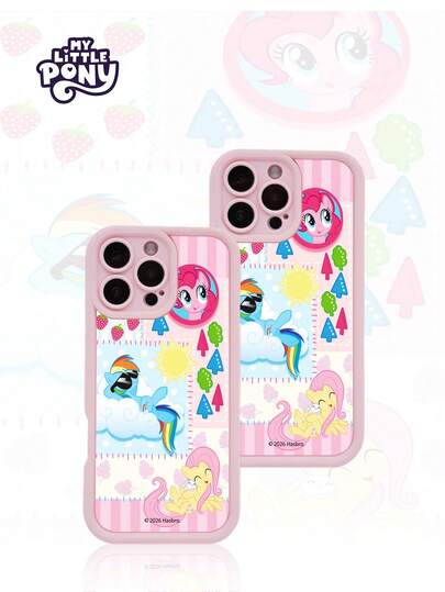 MY LITTLE PONY 1个官方卡通少女手机壳，兼容 17、17 Air、17 Pro、17 Pro Max、11、12、13、14、15、16 Pro、16 Pro Max、14 Plus、15 Plus、16 Plus、15 Pro Max、16 Pro、16 Pro Max、XR、XS Max、X