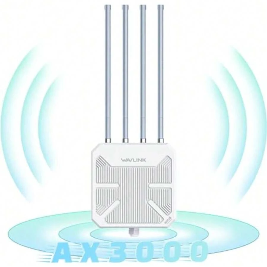 Wavlink AX3000 Mesh - Punto de Acceso inalámbrico PoE de Largo Alcance para Exteriores - Ideal para áreas Grandes - como en la foto - Ver 1