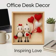 2 Stücke Häkel-Set für Anfänger zum Valentinstag, Häkel-Set für Erwachsene Anfänger mit Schritt-für-Schritt Textanleitungen, Paar DIY Strick-Set, süße Lustige Dekorationsornamente für Zuhause, Geschenke zum Geburtstag, Valentinstag und Ostern - Paare - Übersicht 7