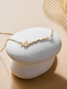 Fashionable Customized Name Necklace, Elegant Luxury Sexy Pendant, Suitable As Birthday, Anniversary, Holiday Gift For Lover, Friend, Family - Gold - Matte - View 2