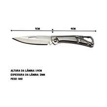 Mini Portable Pocket Knife Keychain Stainless Steel With Folding Buckle Hook For Camping, Fishing, Hiking, Construction - A - 查看 5