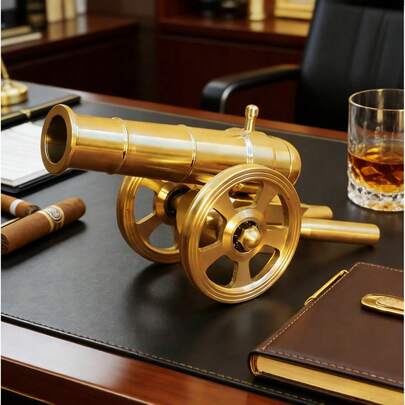 Mô hình pháo đồng cổ, vật trang trí để bàn mini và đồ sưu tầm, món quà hoàn hảo cho bạn trai vào ngày Valentine.