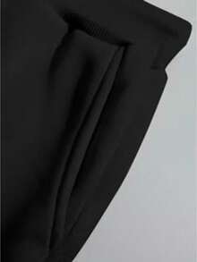Kit Of 2 Lined Sweatpants, Unisex Jogger Pants With Side Pockets, Various Colors, Perfect Fit. - Đen và trắng - Xem 2