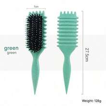 Air Cushion Brush With Nylon Bristles, Pointed Tail Comb, Air Bag Massage Comb, Curling Brush, Hair Care Comb, Suitable For Short And Long Hair, For Straightening And Styling. - 白色 - 查看 7