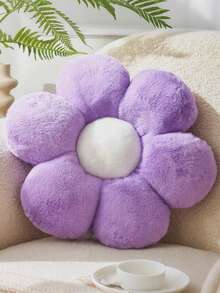 1 Peça Almofada Decorativa com Flor de Margarida, Almofada Decorativa Fofa para Casa, Decoração de Sofá para Primavera/Verão, Presente de Decoração de Feriado, Almofada Macia de Pelúcia, Almofada de Sofá para Casa, Almofada Decorativa para Casa, Presente de Feriado, Páscoa, Festa Diária, Casamento, Primavera - Roxo - Visão 11